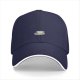 Black Baseball Cap with Coffee Cup and Saucer Graphic