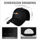 Black baseball cap with 'NOPE NOT TODAY' graphic print