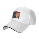 Black Baseball Cap With Screaming Pizza Slice Art Print