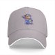 Black Baseball Cap With Cartoon Dog Characters Graphic