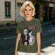 Olive T-shirt with Frankenstein and Bride 'I'm Not Even Frankenstein' Print
