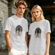 Olive Astronaut Coffee T-Shirt With Space Themed Graphic
