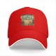 Black Baseball Cap With Coffee And Mountain Sunrise Graphic