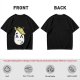 Olive T-Shirt With Cute Cartoon Horse Graphic Print
