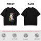 Olive T-shirt with Dancing Rainbow Unicorn Graphic Print
