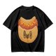 Olive T-Shirt With Cute Cartoon Hot Dog Graphic Print