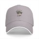 Black Baseball Cap With Raccoon Holding Pride Flag Design