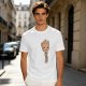 Olive Green T-Shirt with Smiling Baby Groot Graphic