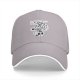Black baseball cap with drink fine coffee skull cup graphic