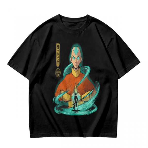 Avatar Aang Airbender Graphic Tee for Anime Fans