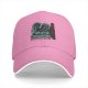 Black baseball cap with White Dragon neon style graphic print
