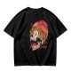 Olive T-Shirt With Ramen Skull Graphic Print