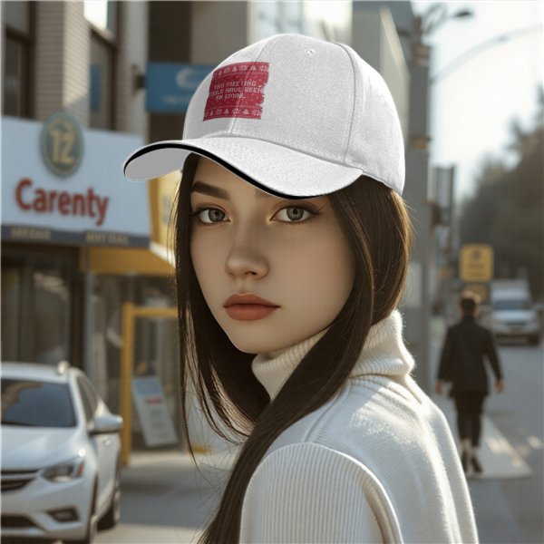 Black Baseball Cap With 'This Meeting Could Have Been An Email' Christmas Print