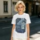 Olive T-Shirt Featuring Princess Mononoke Wolf Artwork