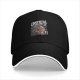 Black Baseball Cap with Critical Hit Dragon D20 Print for Tabletop RPG Fans