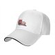 Black baseball cap with cute red panda using retro computer graphic
