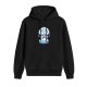 Black Hoodie With Polar Bear Lifting Barbell Ice Graphic