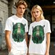 One Piece Roronoa Zoro Graphic Print Olive T-Shirt