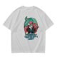 Olive t-shirt with modern mermaid graphic and 'I wanna be where the people aren't' text