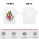 Olive Graphic T-Shirt With Evil Vegetable Characters Design