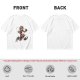 Olive T-Shirt with Cartoon Sloth Running Athlete Graphic