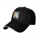 Black Baseball Cap With Appa The Sky Bison Graphic Print