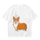 Olive Green T-Shirt With I Love My Corgi Graphic Print