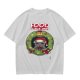 Food is the only Christmas grumpy cat wreath graphic tee