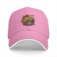 Black Baseball Cap With Vintage Dragon Taco Graphic Print