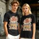 Olive T-Shirt with Octopus Takoyaki Shop Cat Art Print