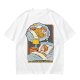 Olive graphic t-shirt with sleeping person and 'Achieve Your Dreams' text