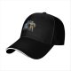 Black Baseball Cap with Star Wars R2-D2 and C-3PO Graphic