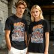 Japanese octopus sushi wave graphic t-shirt design