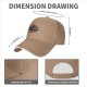 Black baseball cap with Dracarys dragon logo design