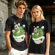 Super Mario Themed Ramen Graphic T-Shirt