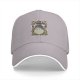 Black Baseball Cap With Totoro Art Nouveau Style Print