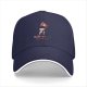Black baseball cap with 'I am at my LIMIT' and cartoon character print