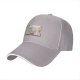 Black Baseball Cap With Elephant In Box Graphic Print