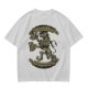 Olive T-shirt with 'I Drink And I Know Things' Lion Beer Graphic