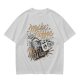 Make Coffee Not War Skeleton Hand Graphic T-Shirt