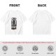 Olive t-shirt with cat kitchen graphic and 'Return to bed human' text