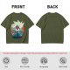 Hunter x Hunter Anime Graphic Tee with Sunset Landscape Art