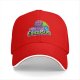Black baseball cap with Elisa Sue graphic and text print