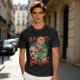 Olive T-shirt with He-Man and Battle Cat Graphic Print