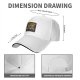 Black baseball cap with 'Too Young To Retire Too Old For TikTok' print
