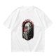 Olive T-Shirt with Vampire Coffee Before Coffin Graphic Print