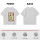 Olive T-shirt with Earthbender Character Vintage Art Print