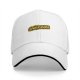 Black baseball cap with 'Help Me Sarcasm You Are My Only Hope' print