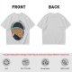 Olive t-shirt with space pizza graphic and Houston have pizza text
