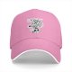 Black baseball cap with drink fine coffee skull cup graphic